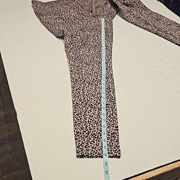 NWOT leopard pull on leggings by old navy size XL tall - Picture 5 of 8